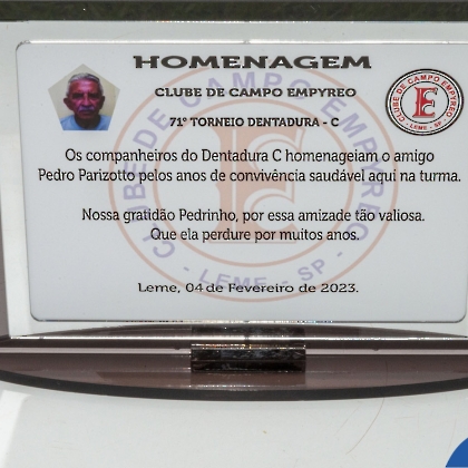 12.01.2023 - FINAL DO 71º TORNEIO DENTADURA C-22